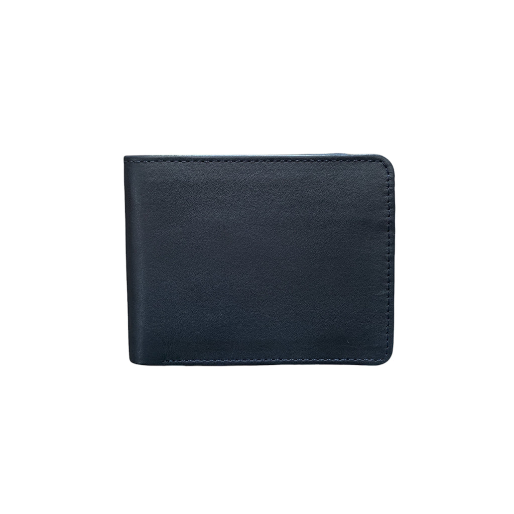 Classic Leather wallet - Navy Blue