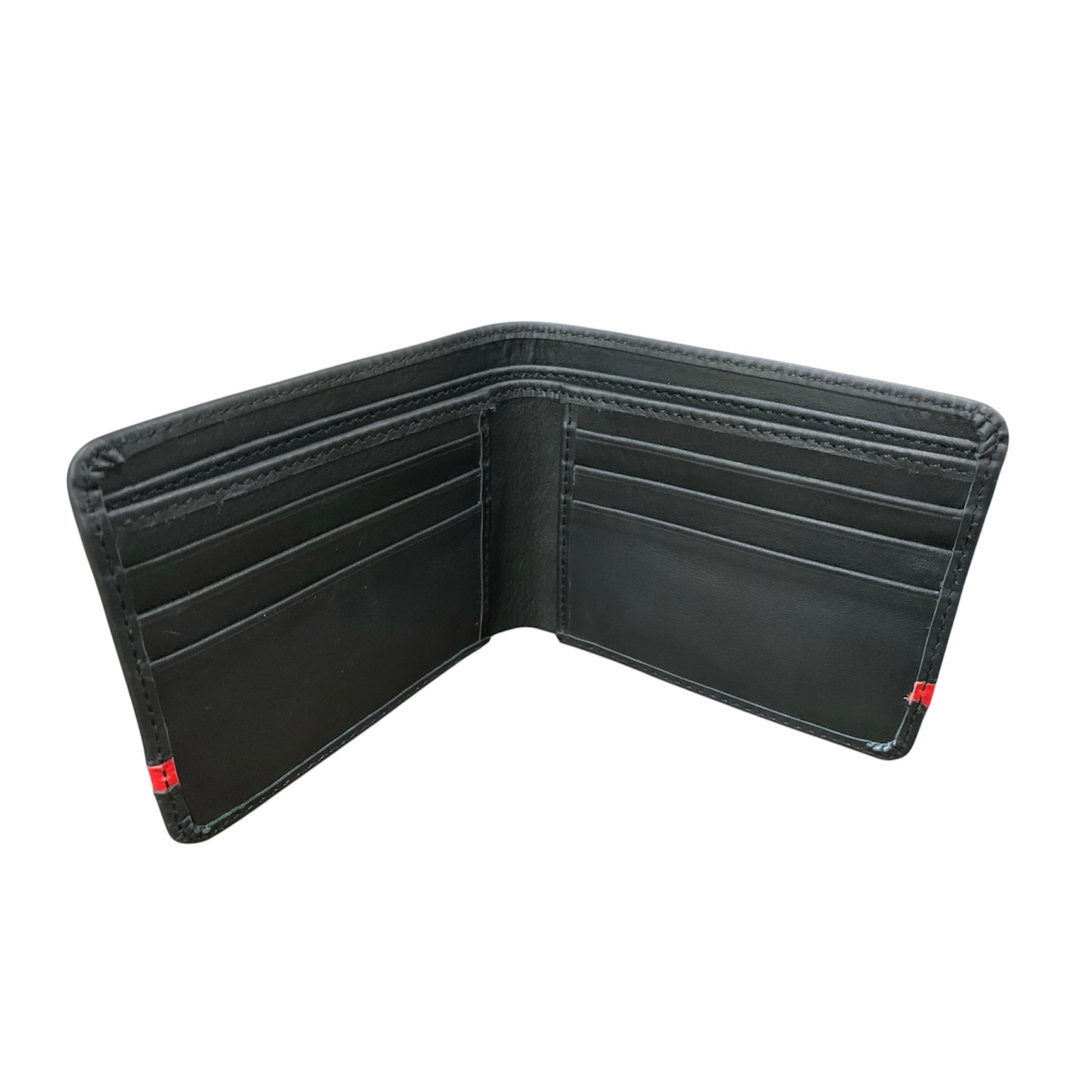 Stripes style Leather Wallet - Men