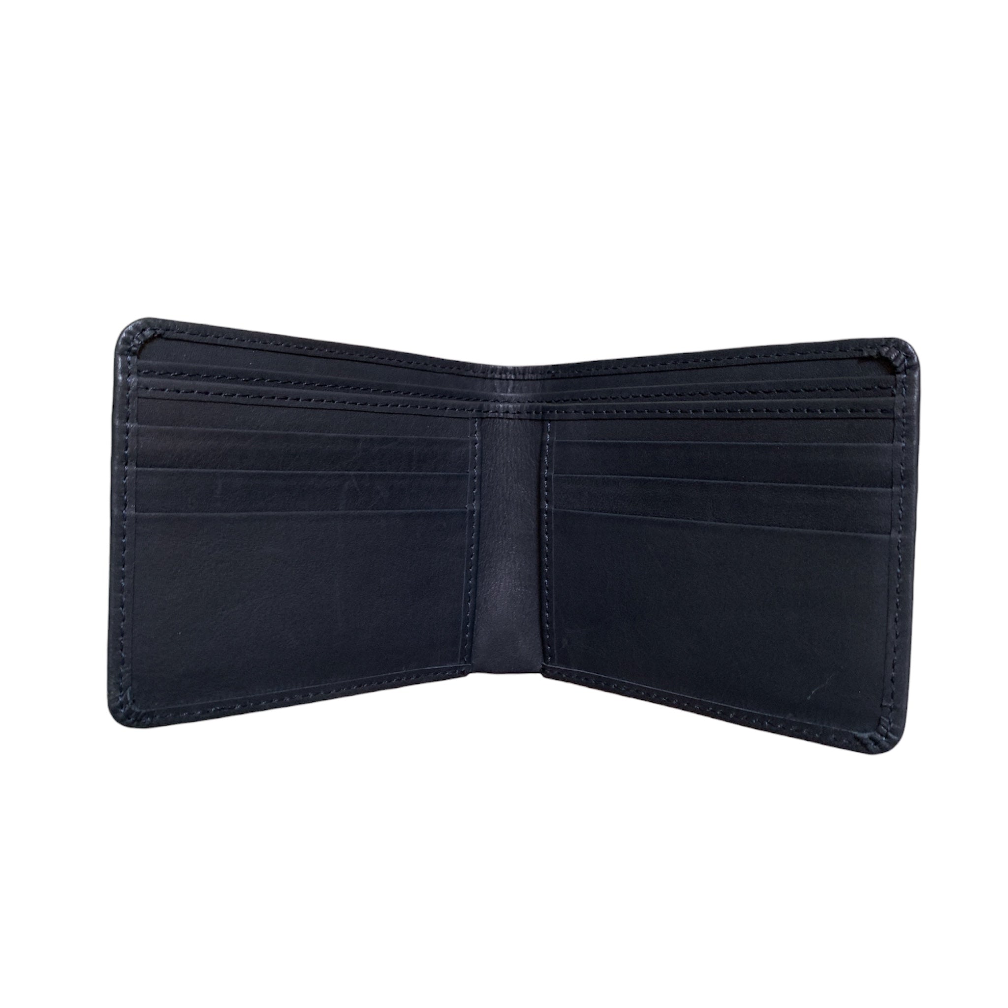 Classic Leather wallet - Navy Blue