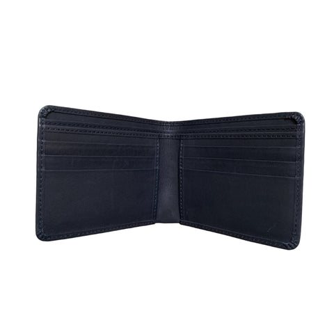 Classic Leather wallet - Navy Blue