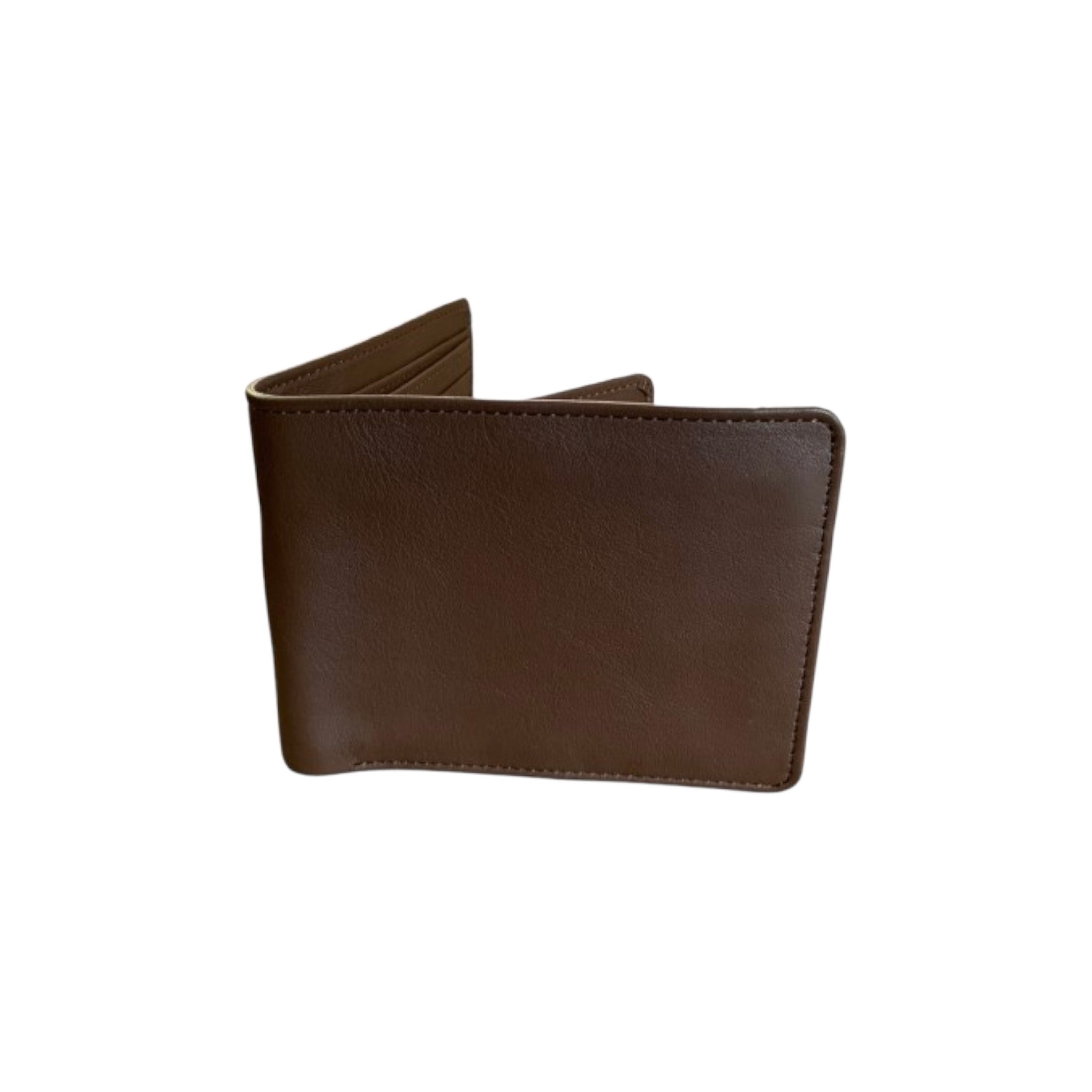Genuine leather wallet- Brown