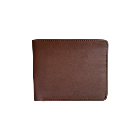 Genuine leather wallet- Brown